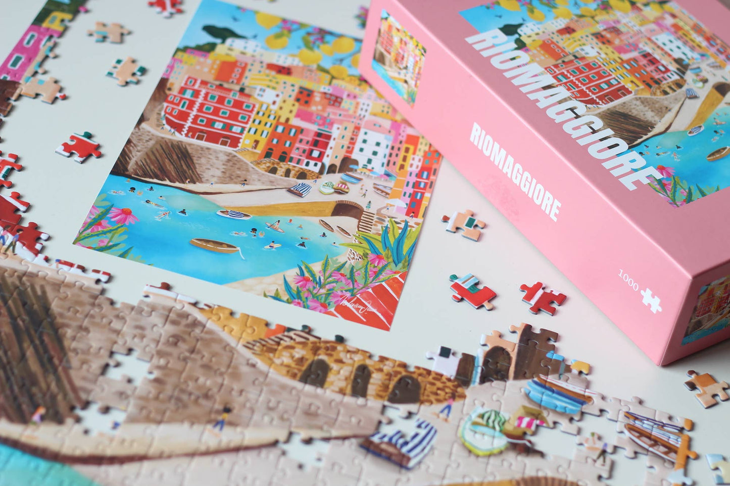 Riomaggiore - puslespill - 1000 brikker