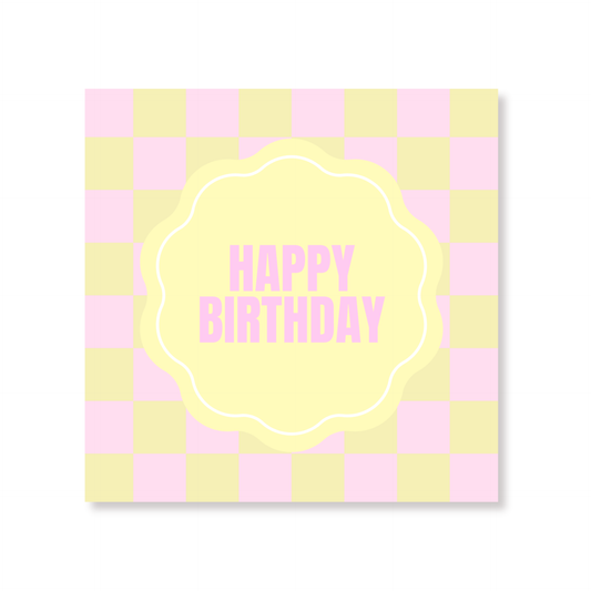 Happy Birthday Servietter 33x33 cm